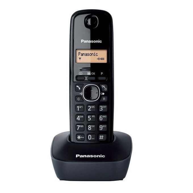 Téléphone sans fil Panasonic - Kx-tg1611- Dect - Écran rétroéclairé - Noir