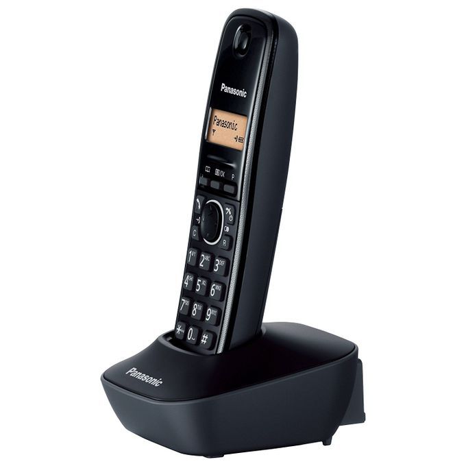 Téléphone sans fil Panasonic - Kx-tg1611- Dect - Écran rétroéclairé - Noir