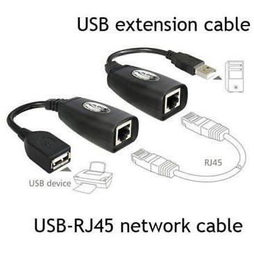 ADAPTATEUR USB VERS RJ45 - RJ45 VERS USB JUSQU'À 50M.