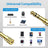 Adaptateur Jack 6.5mm Mâle vers 3.5mm Femelle, Casque Prise Adaptateur Audio Connecteur Stéréo pour Casque, Guitare Électrique, Carte Son, Smartphone...