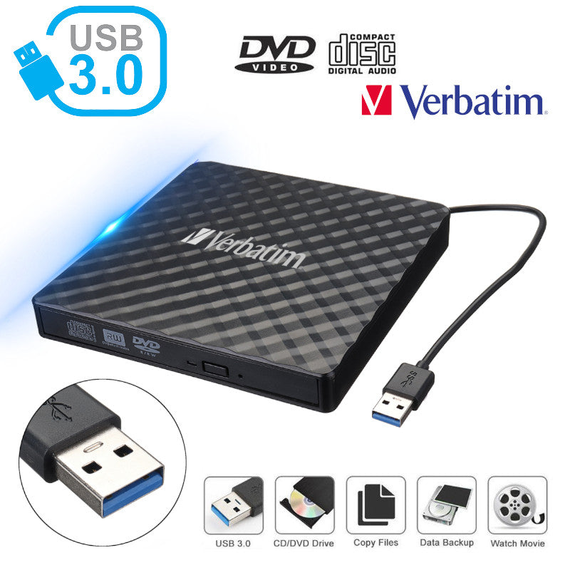 Verbatim Graveur CD DVD original externe Slimline USB3.0