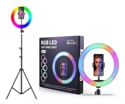 ring light MJ30 avec le support pour 1 téléphone + support aluminium ZENITH 8806