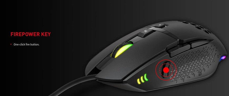 Souris Gaming Havit GAMENOTE MS1022 RGB LED (8 buttons) filaire